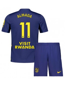 Atletico Madrid Thiago Almada #11 Replika Borta Kläder Barn 2025-26 Kortärmad (+ byxor)